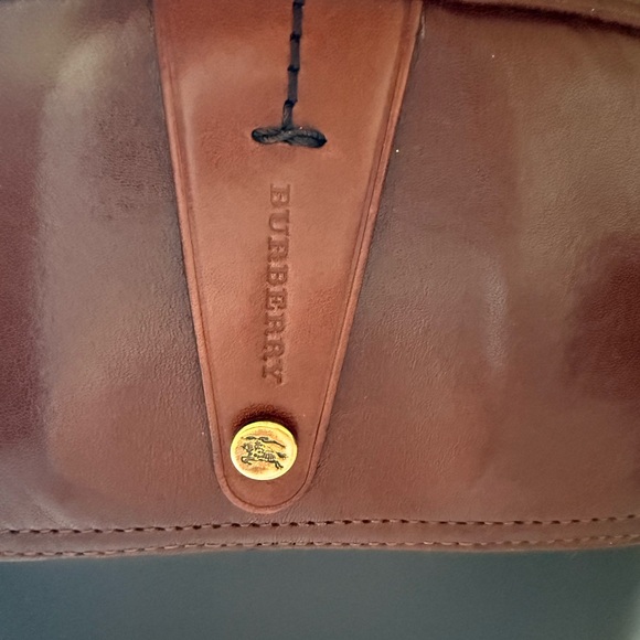 Burberry Black and Brown Tall Rain Boots - Picture 6 of 6